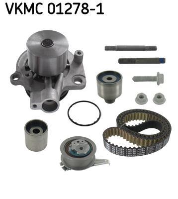 Pompe à eau + kit de courroie de distribution (Kit courroie de distribution) SKF ref. VKMC 01278-1